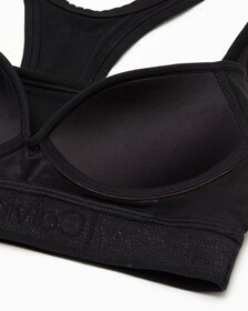 REIMAGINED HERITAGE BRALETTE, Black, hi-res