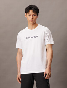 Essential Logo Short Sleeve Tee, Classic White, hi-res