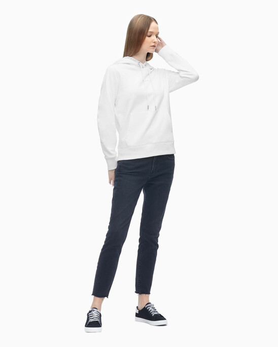LOGO TRIM HOODIE