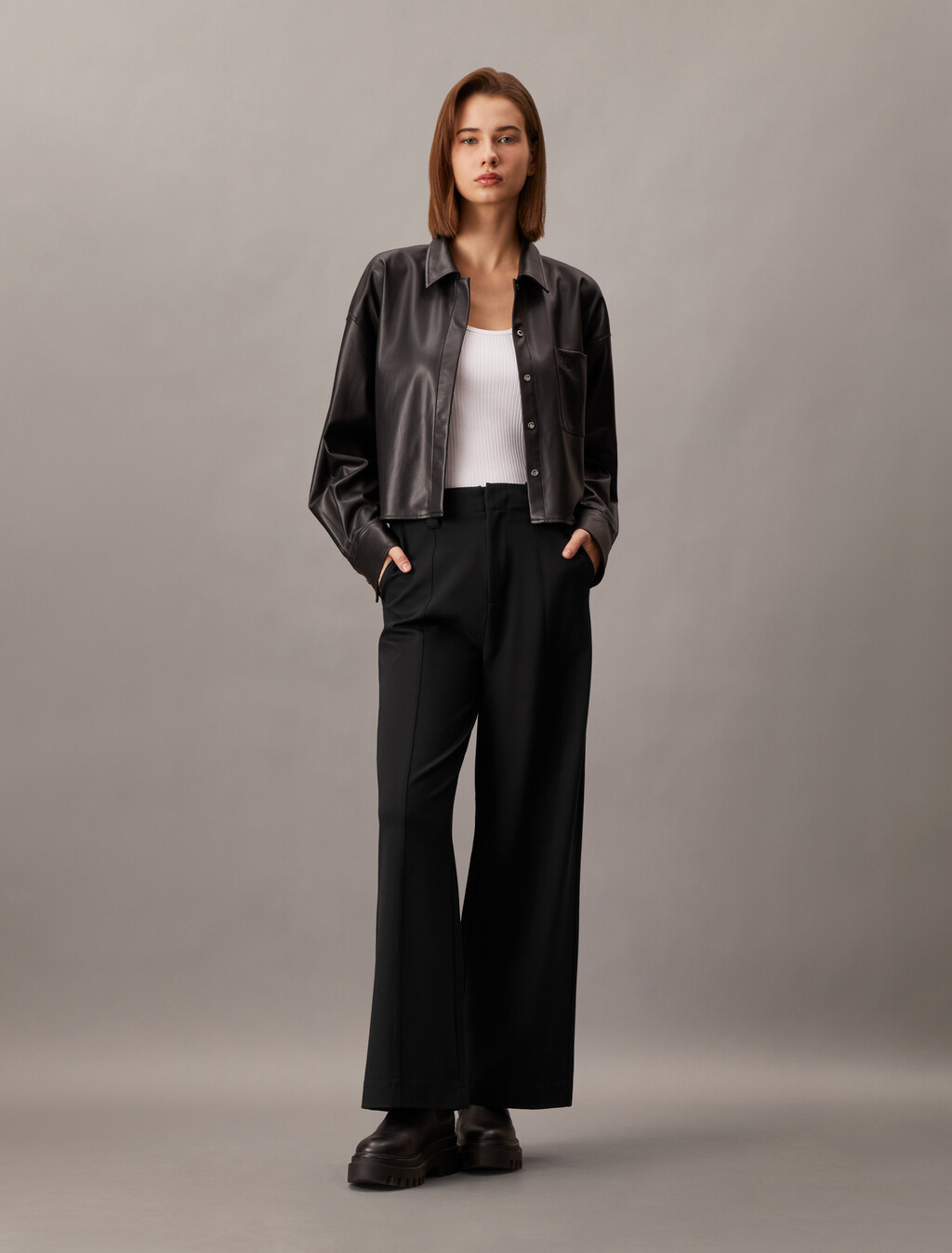 Milan Straight Pants, Ck Black, hi-res