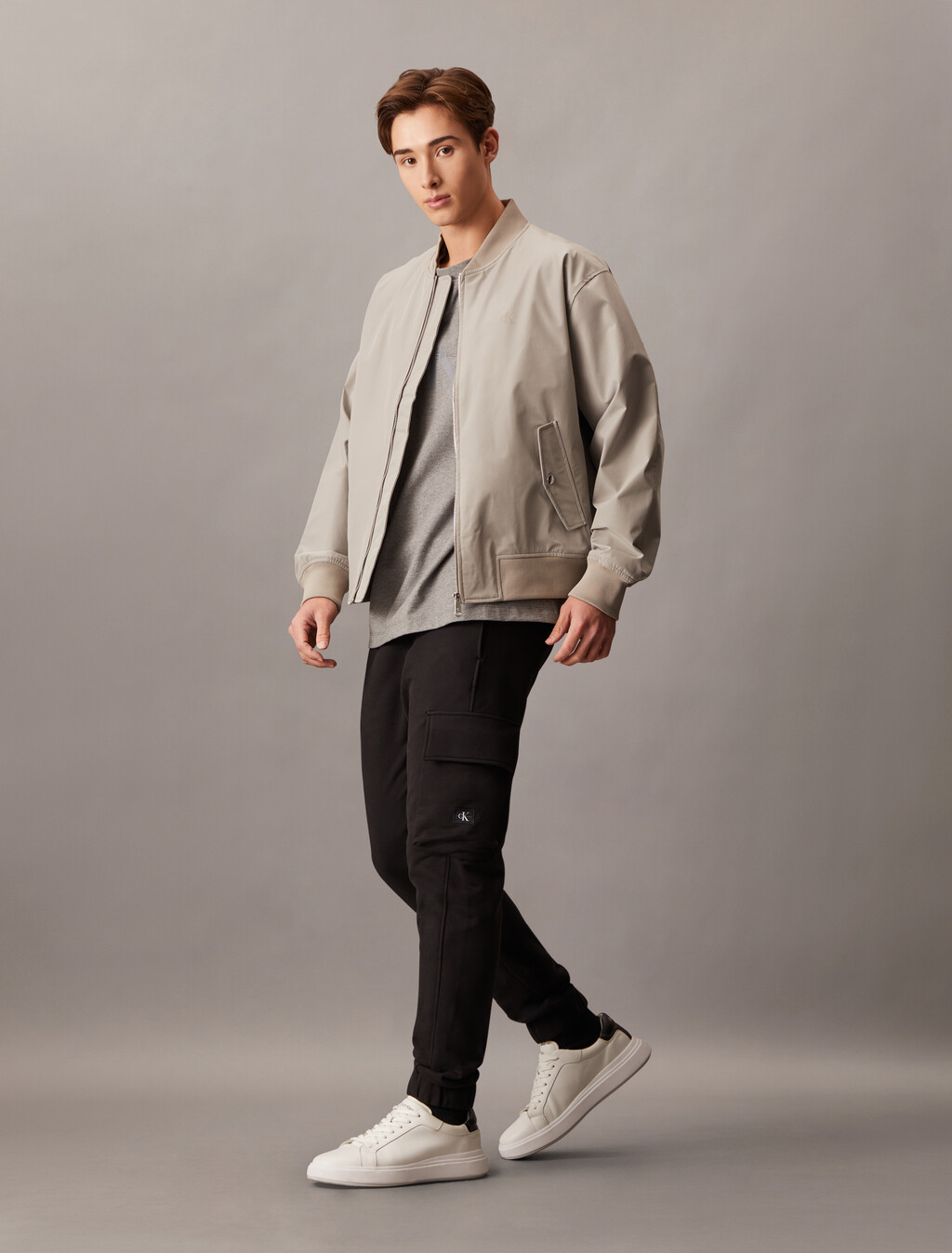 Woven Label Sweatpants, Ck Black, hi-res