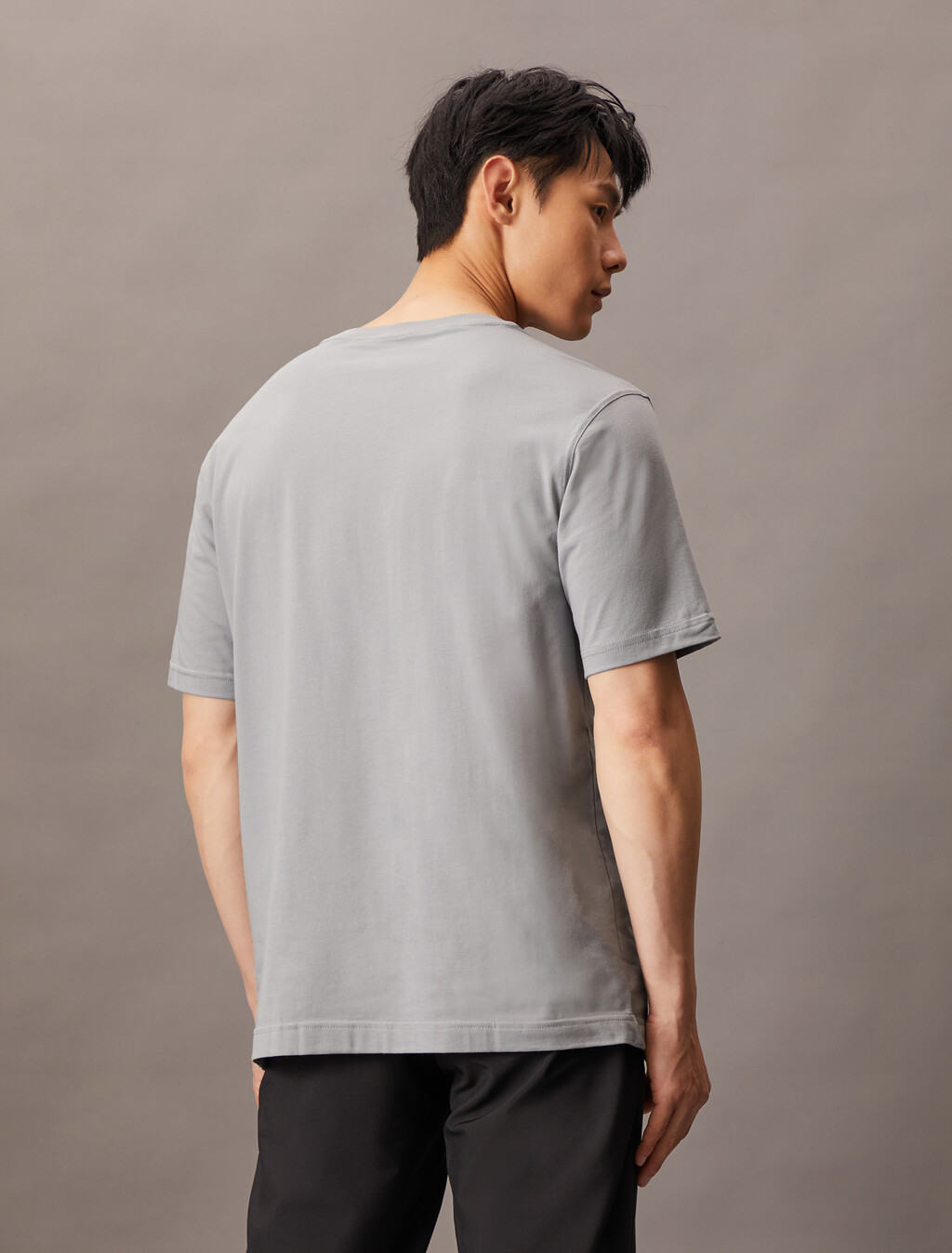 Essential Logo Short Sleeve Tee, Sleet, hi-res