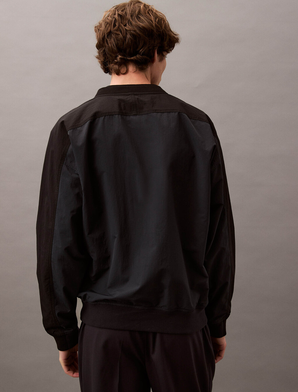 Double V-Neck Sweater, Vulcan, hi-res