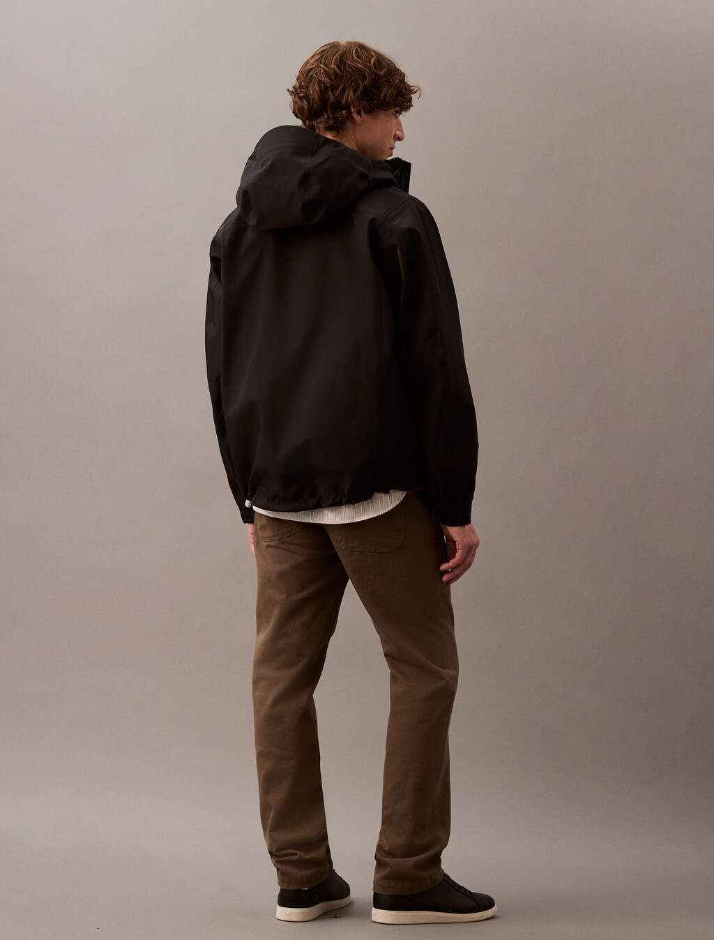 Straight Cotton Twill Hollywood Waist Pant, Bungee Cord, hi-res