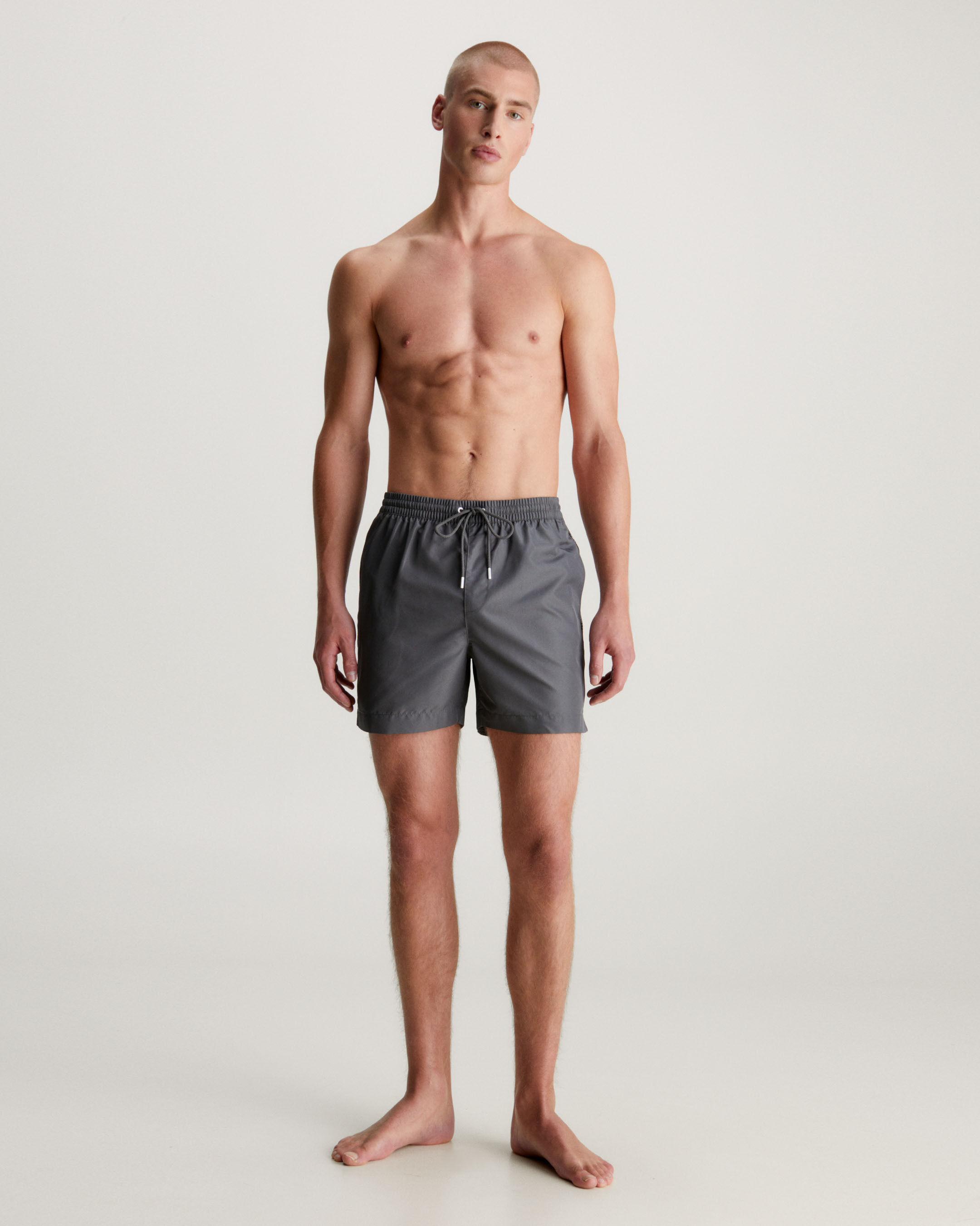 Mens black calvin klein swim shorts top