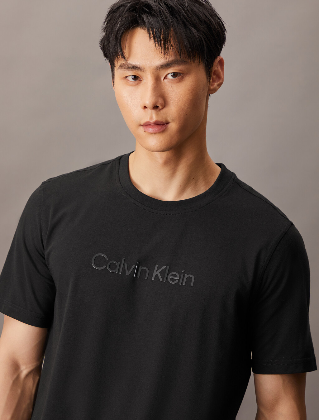 Essential Logo Short Sleeve Tee, Black, hi-res