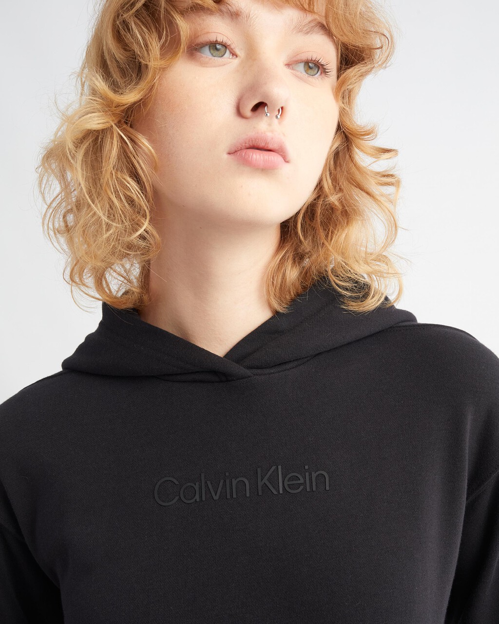 Cotton Terry Hoodie, BLACK BEAUTY, hi-res