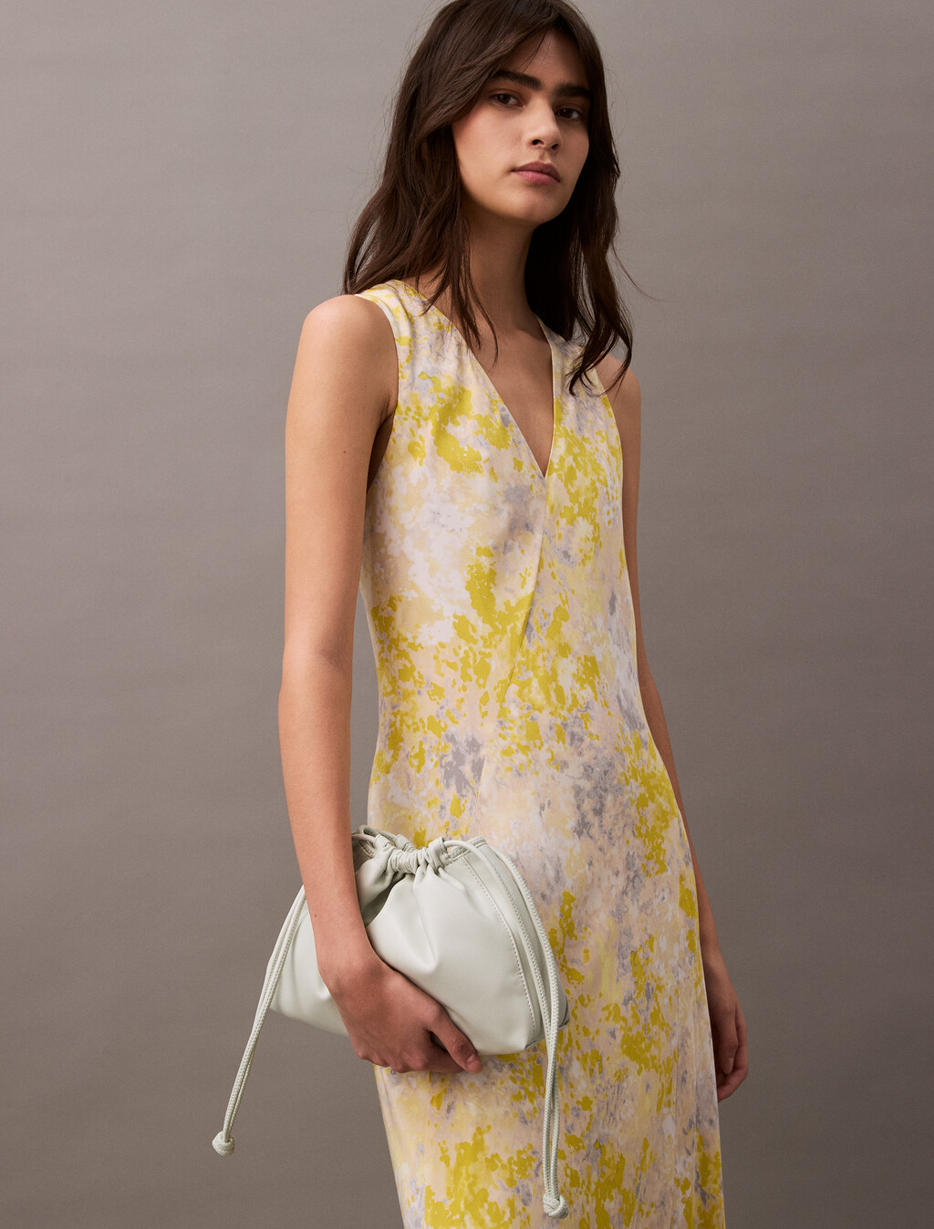 Drawstring Bag, Sky Gray, hi-res