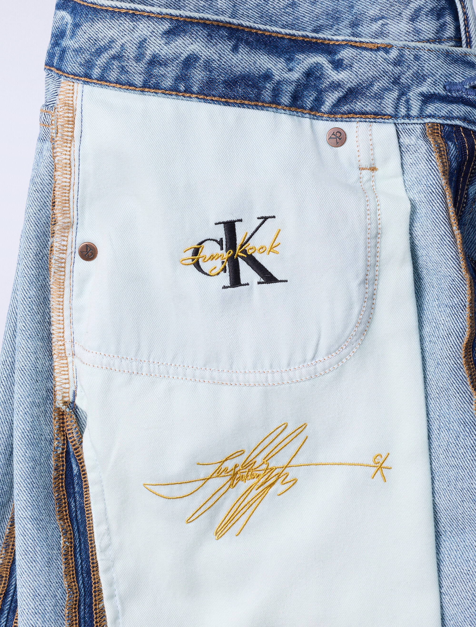 Jung Kook for Calvin Klein 90s Straight Jeans | blue | Calvin