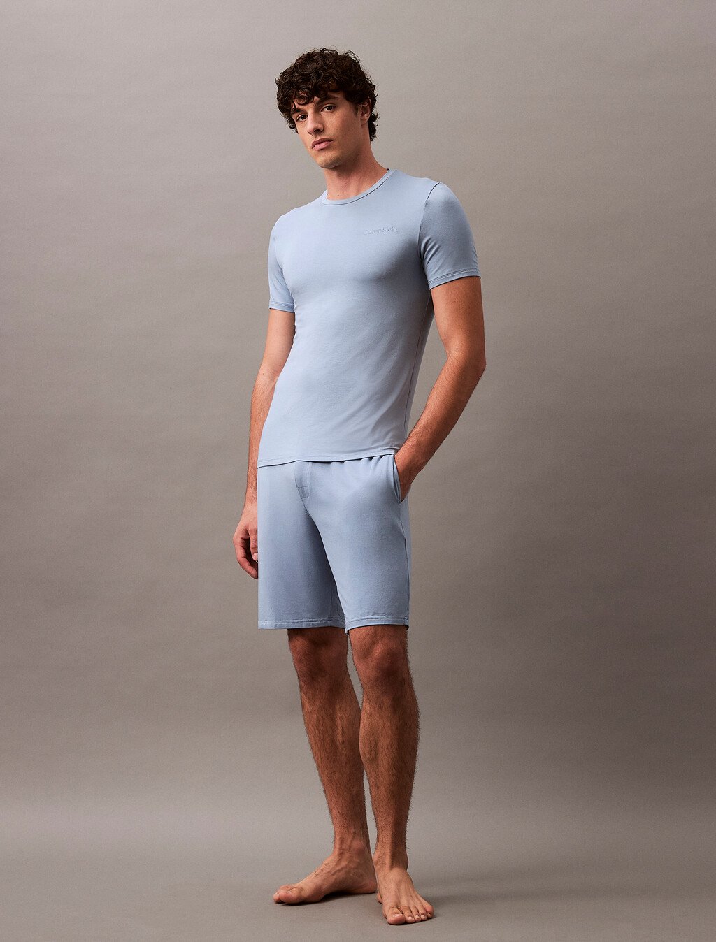 Ultra Soft Modal Sleep Shorts, Faded Denim, hi-res