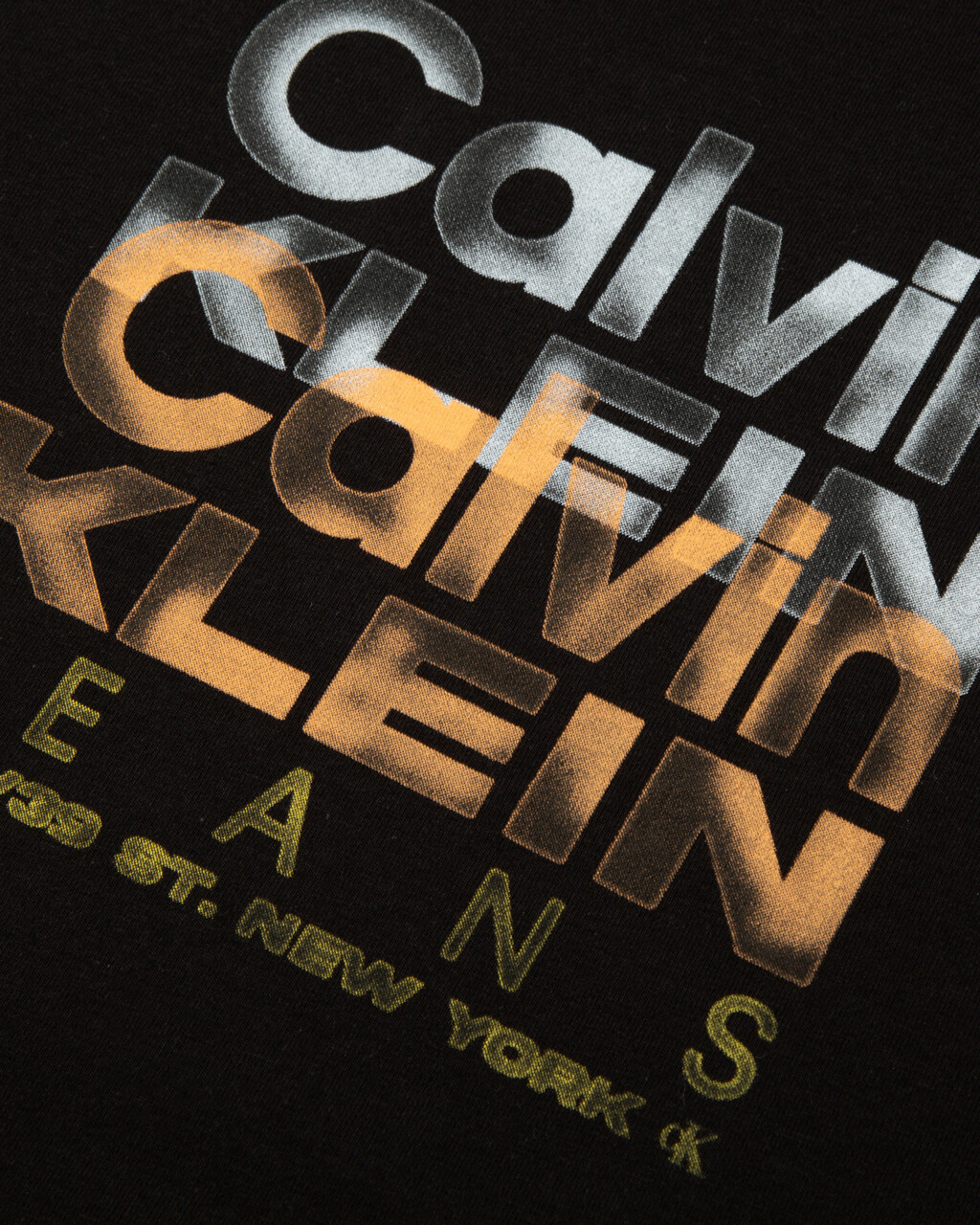 Multi Layering Logo Tee, Ck Black, hi-res
