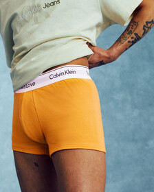 Modern Cotton This Is Love Trunks, Orange Juice, hi-res