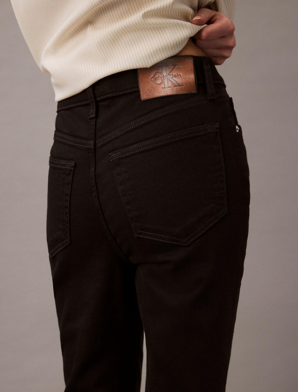 High Rise Bootcut Jeans, CK CLASSIC BLACK, hi-res