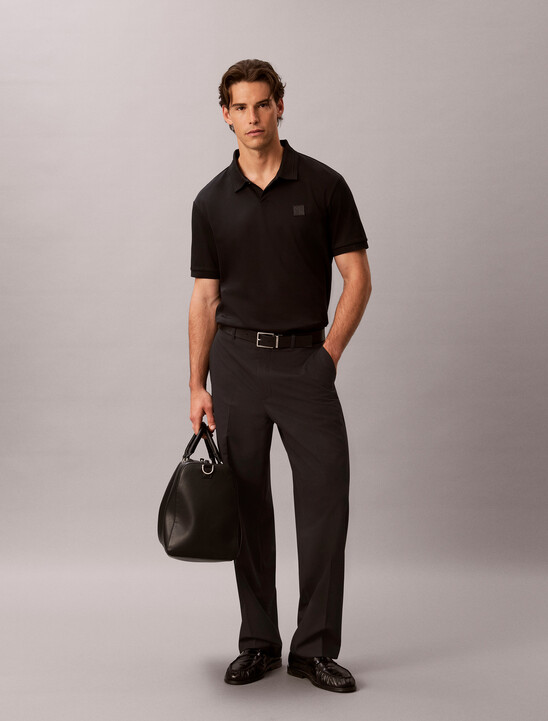 Mercerized Double Knit Cotton Polo