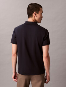 Luxe Slim Polo, Dark Sapphire, hi-res