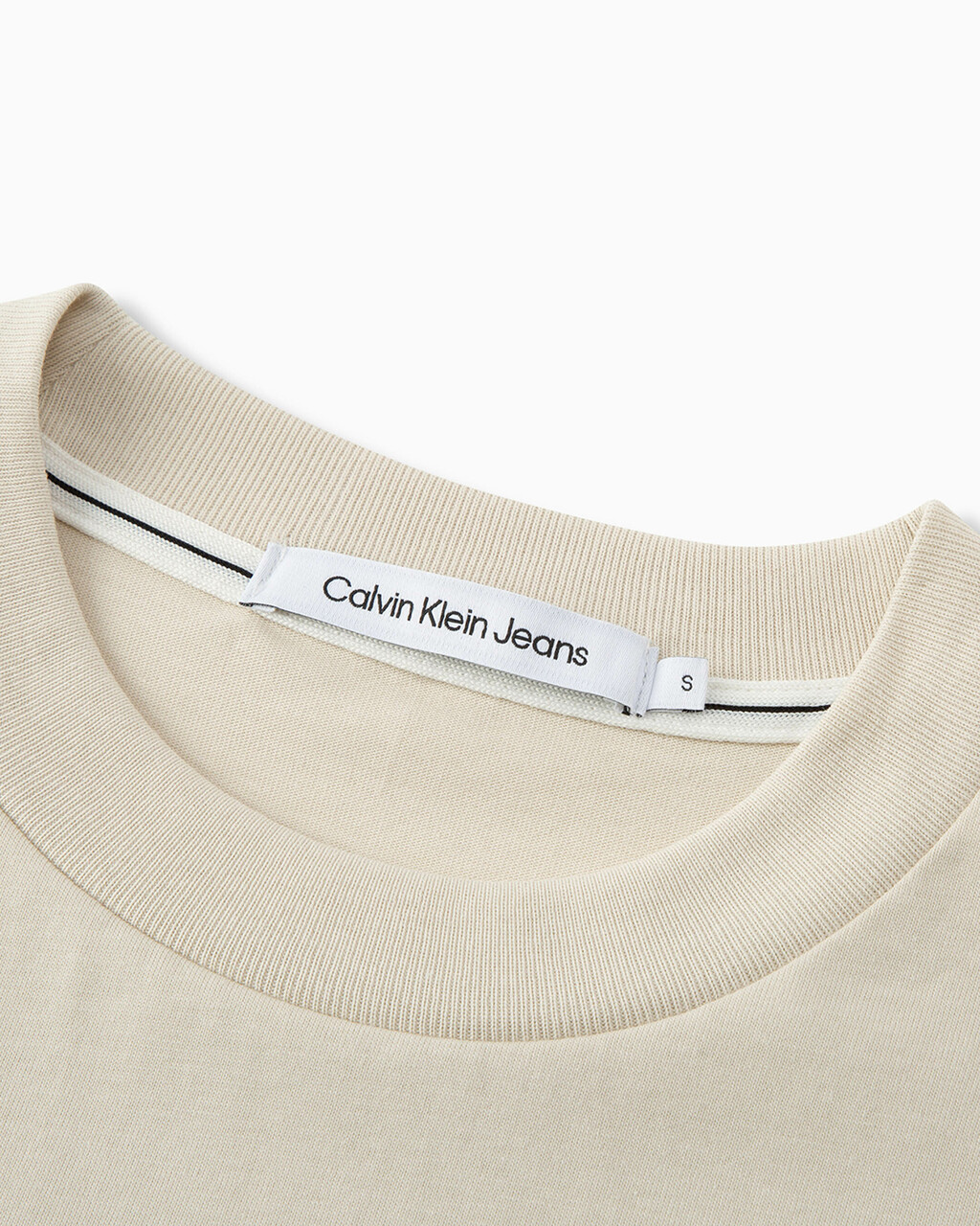 MONOGRAM BOXY TEE, Eggshell, hi-res