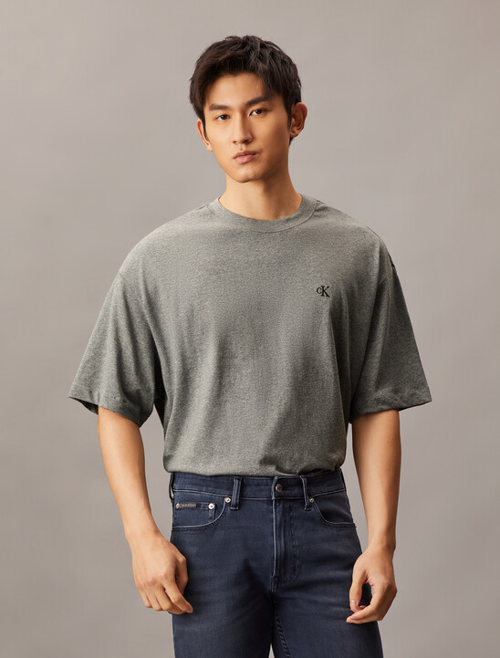 Calvin Logo Crew Neck Tee