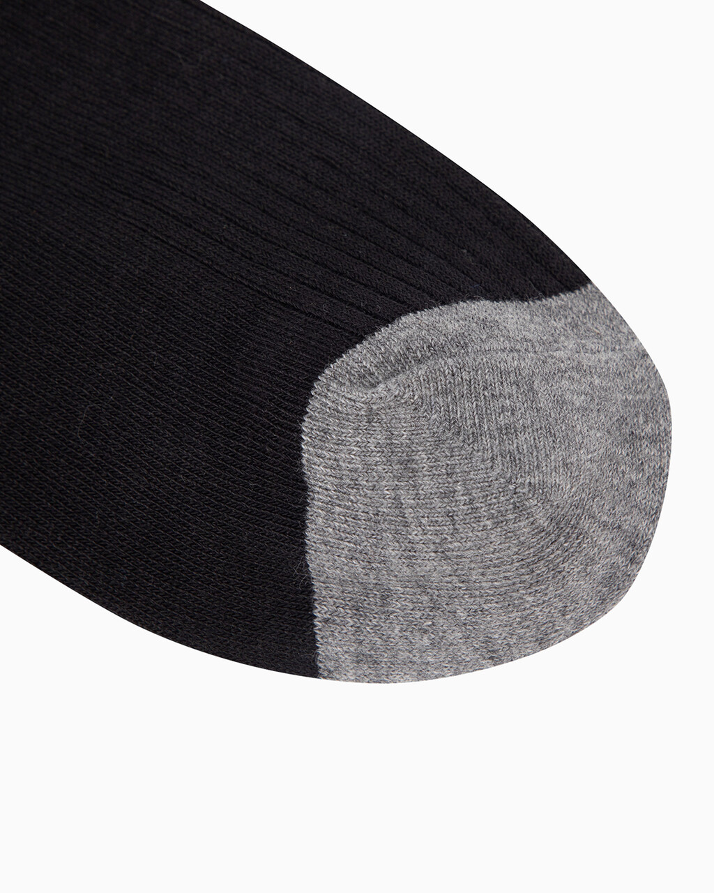Women's 1 Pack Rib Crew Socks, BLACK, hi-res