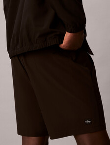 Water-Repellent Performance Gym Shorts, Black, hi-res