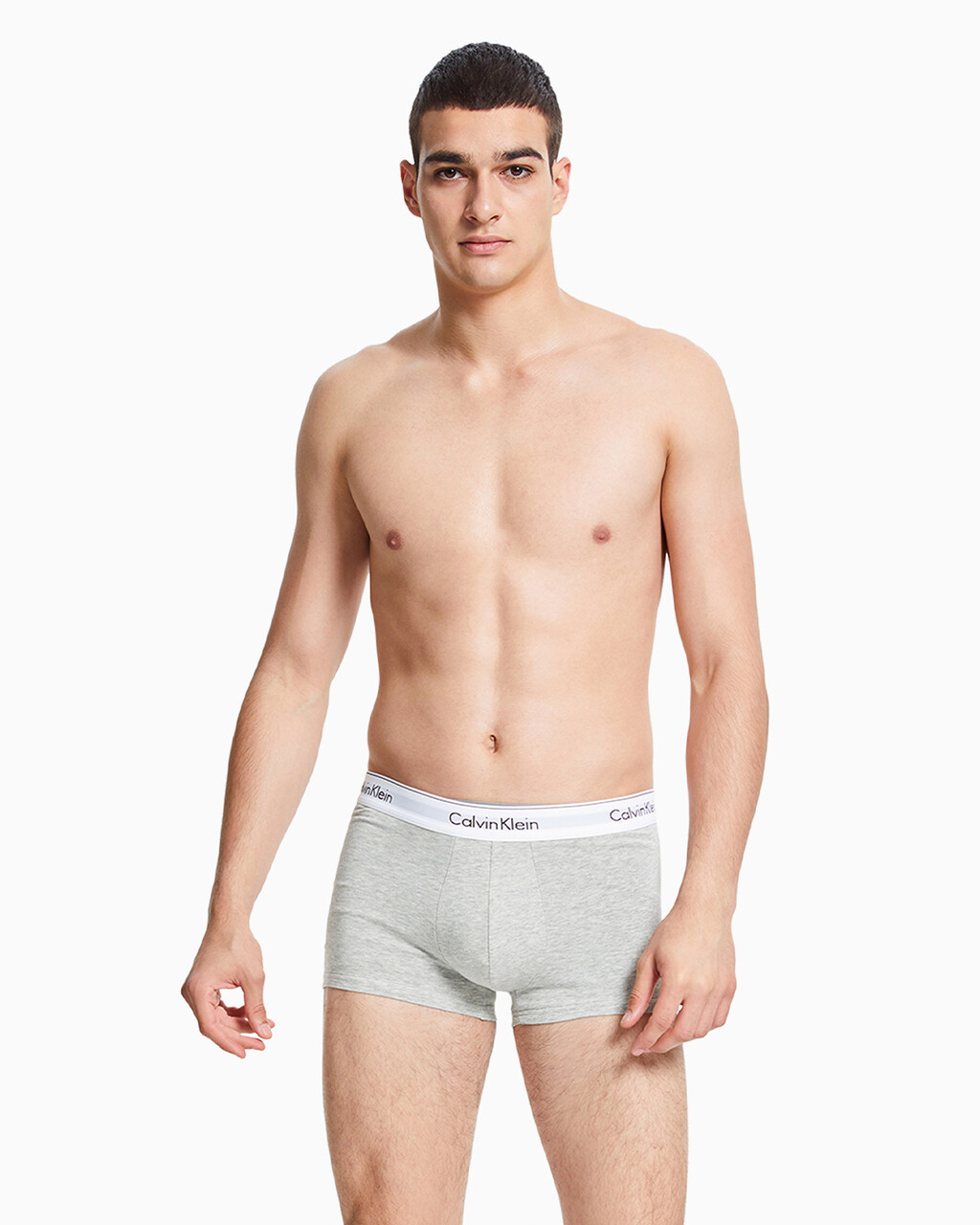 Calvin Klein Modern Cotton Stretch Low Rise Trunks 3 Pack In Multi