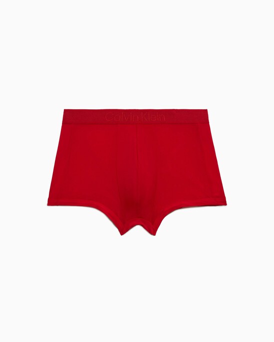 CK BLACK PIECED JACQUARD LOW RISE TRUNK