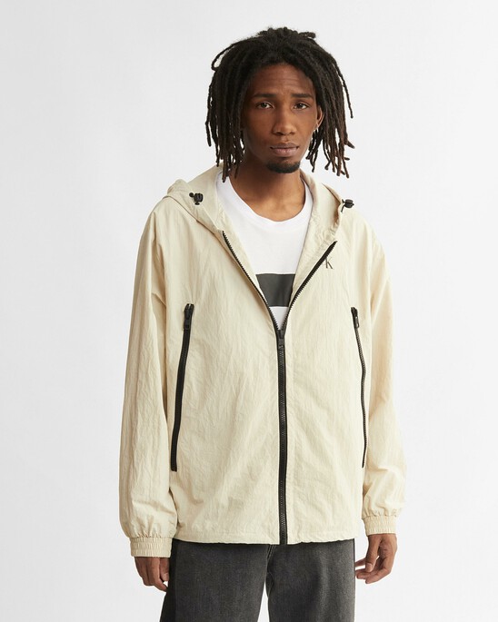 BLACK ARCHIVAL MONOGRAM WINDBREAKER