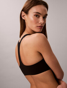 Lightly Lined Racerback Bralette - Invisibles, Black, hi-res