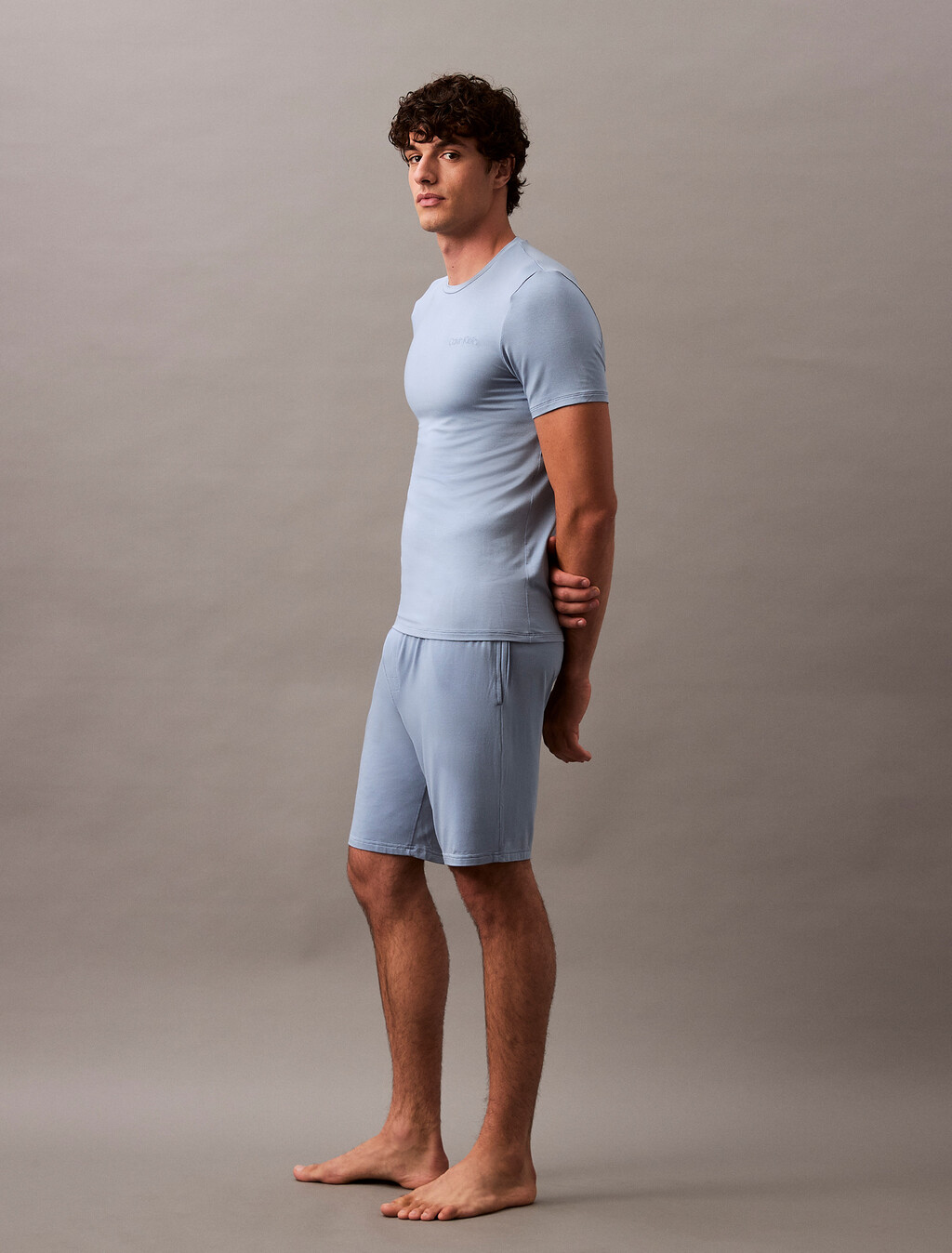 Ultra Soft Modal Sleep Shorts, Faded Denim, hi-res