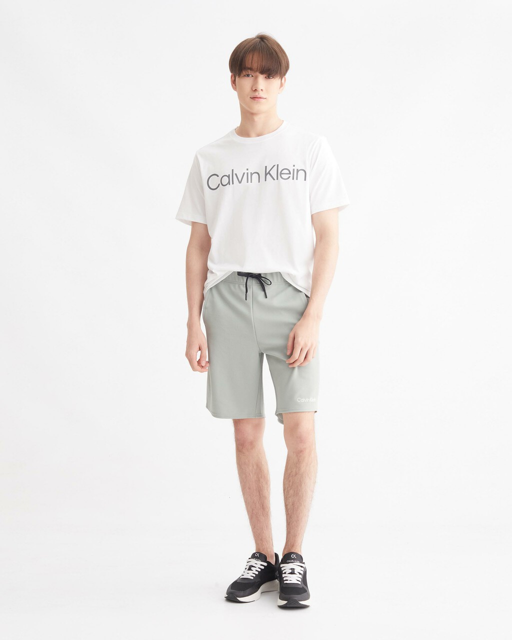 ESSENTIALS LOGO GRAPHIC TEE, BRIGHT WHITE, hi-res