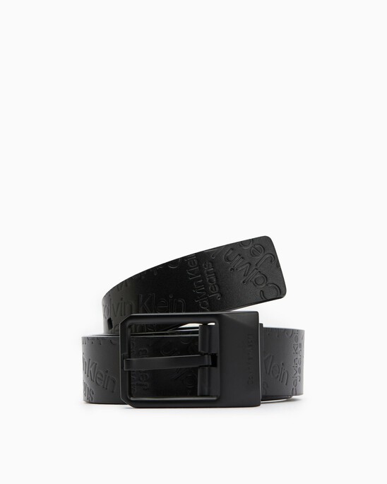 35MM FACETED PIN BUCKLE BELT