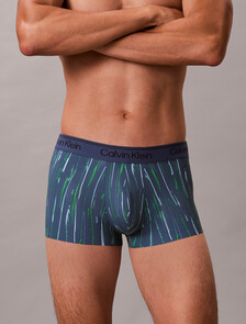 Low Rise Trunks - Micro Stretch Cooling, PEN MARK STRIPE_DARK DENIM, hi-res