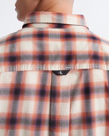 Modern Workwear Utility Plaid Shirt, Eggshell, hi-res