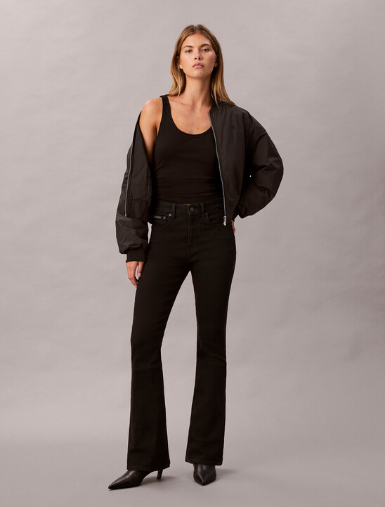 Classic Black High Rise Flare 37.5 Jeans