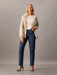 Forever Indigo Authentic Slim Straight Jeans, Denim Dark, hi-res