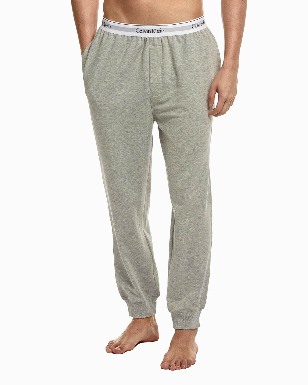 Modern Cotton Lounge Joggers, Grey Heather, hi-res