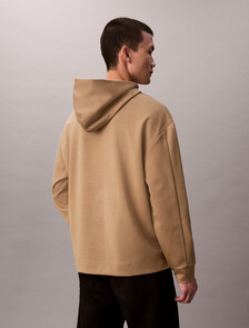 Stretch Wool Blend Hoodie, Lead Gray, hi-res