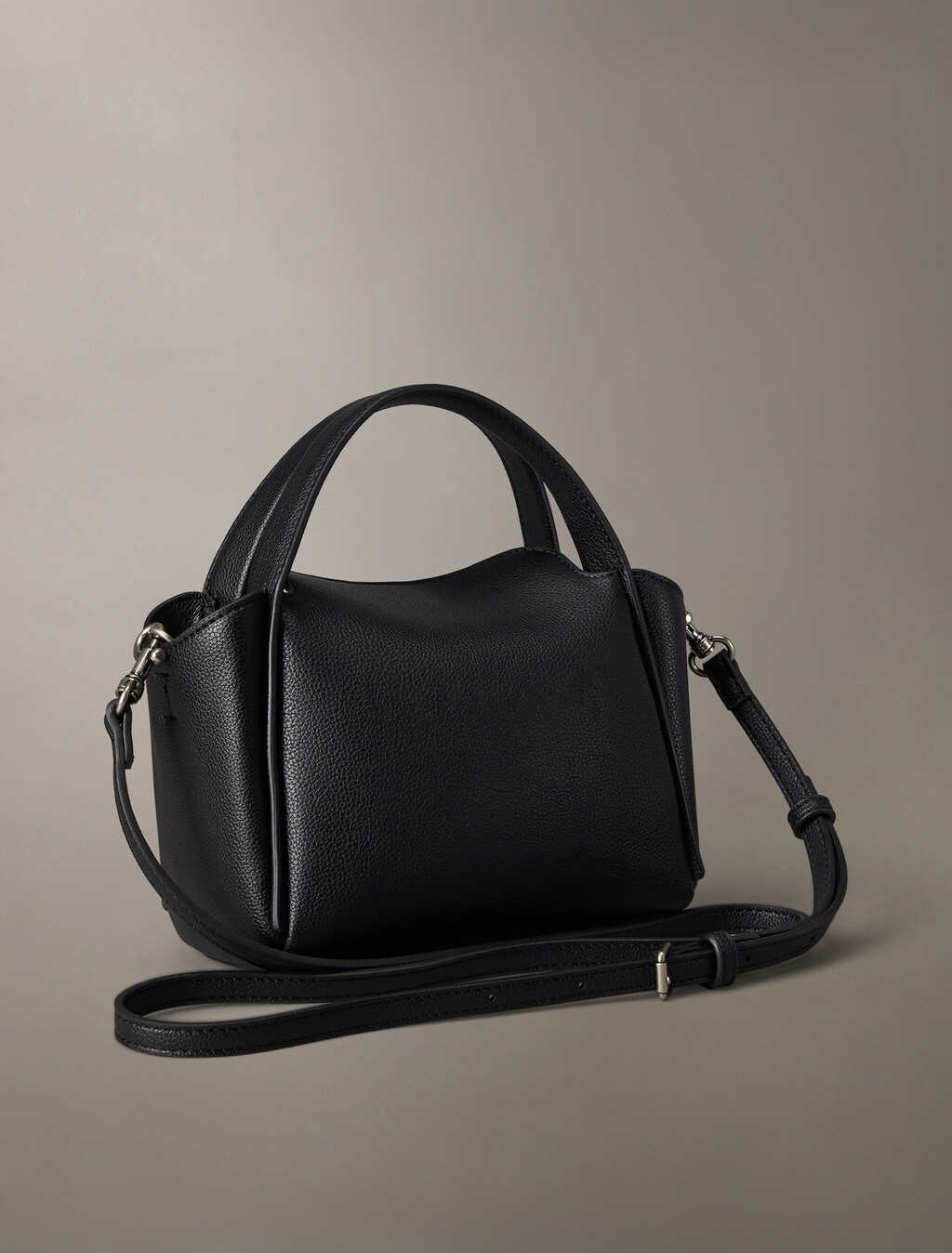 Monogram Shoulder Bag, Black, hi-res