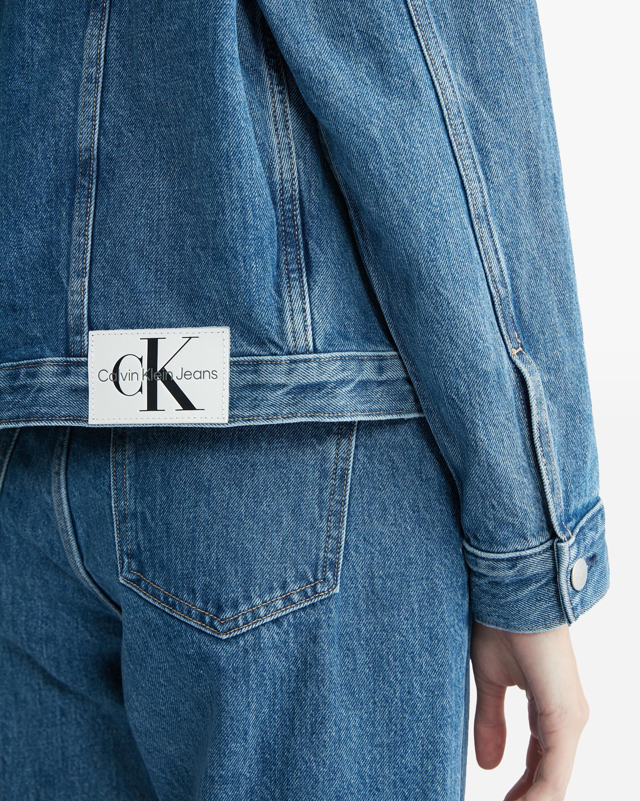 Washed blue on sale denim jacket