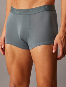 Silk Knit Low Rise Trunks, Blue Performance, hi-res