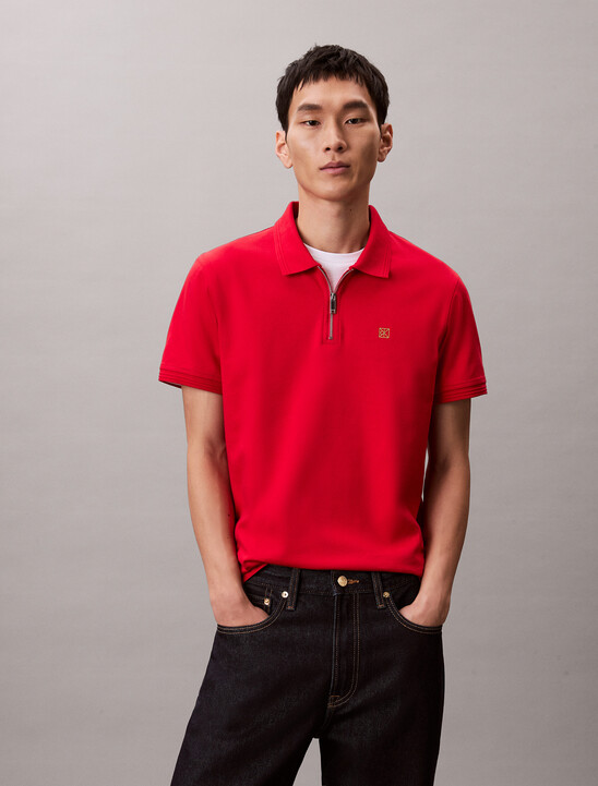 Lunar New Year CK Emblem Slim Polo