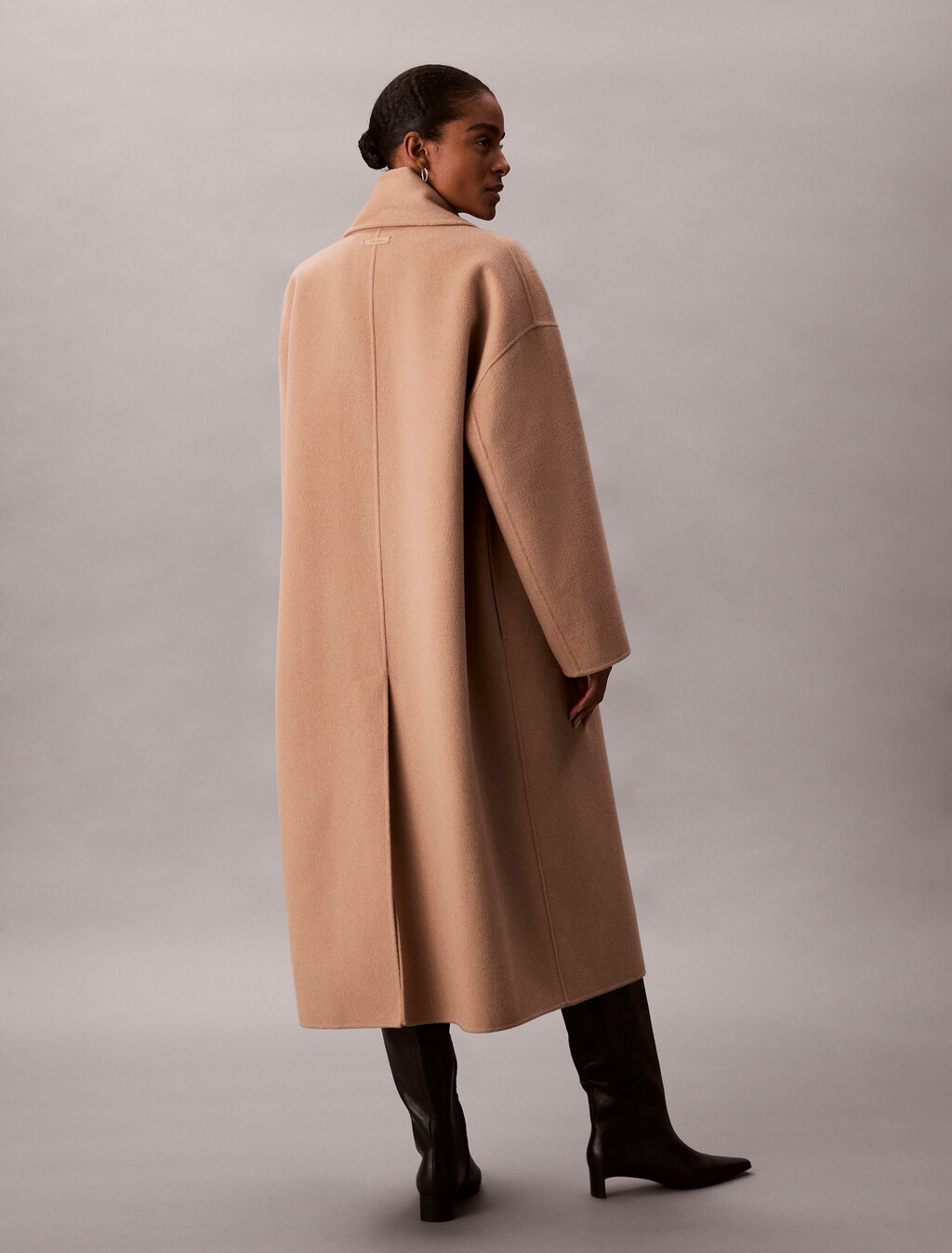 Wool Blend Scarf Coat, Amphora, hi-res