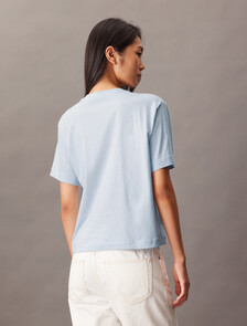 CK Logo Boxy Tee, Plein Air, hi-res