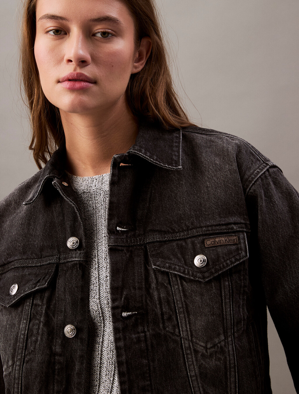 90's Denim Jacket, BLACK FOG, hi-res