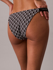 Bikini Bottoms - CK Icon, 20242 ICON COTTON EMBLEM W BLACK, hi-res