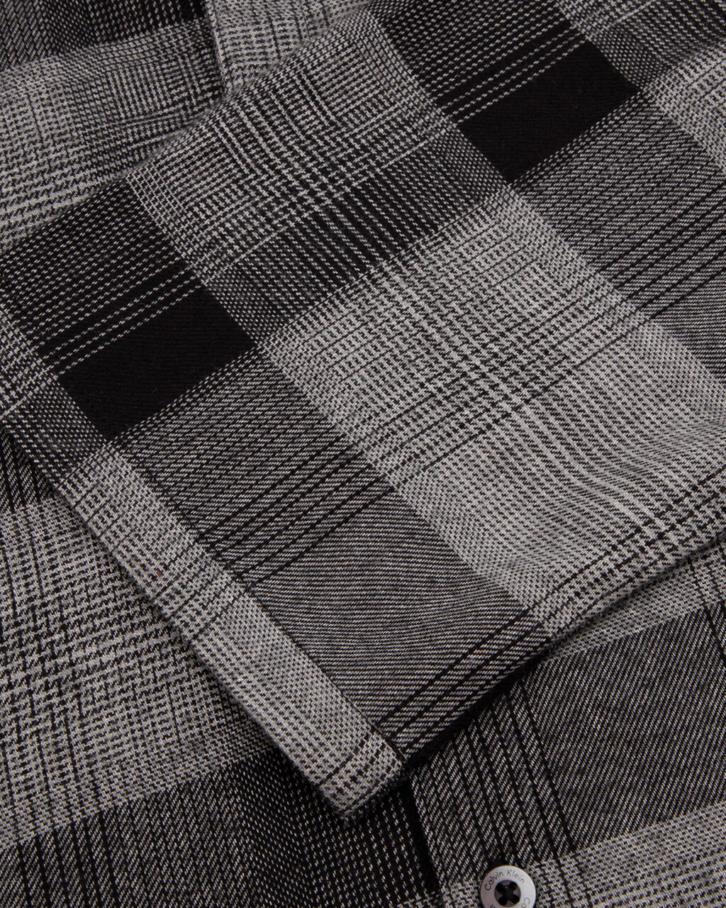 Long Sleeve Button Down Shirt, GRADIENT CHECK_GREY HEATHER, hi-res
