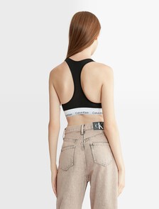 2 Pack Icon Cotton Bralettes, Black/ Black (Legacy OOO), hi-res