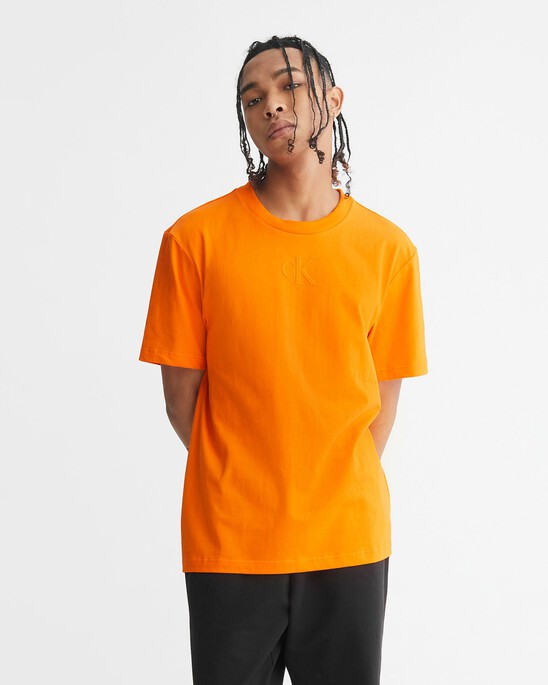 Embossed Monogram Relaxed Tee