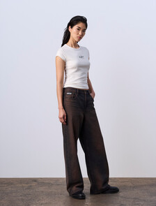 Jung Kook for Calvin Klein Monogram Baby Tee, LILY, hi-res