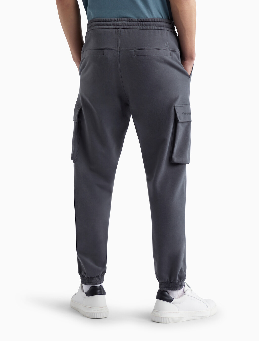 Logo Repeat Sweatpants, Dark Grey, hi-res