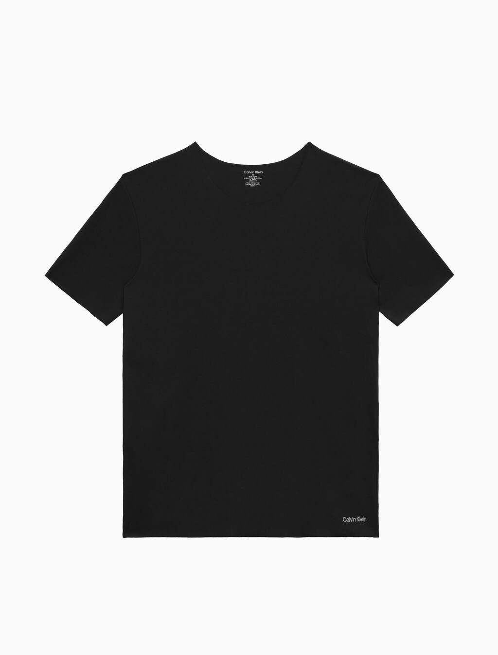 CK Black Crew Neck T-Shirt, Black, hi-res